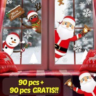Karácsonyi SantaJoy statikus matricák 90+90 AJÁNDÉK