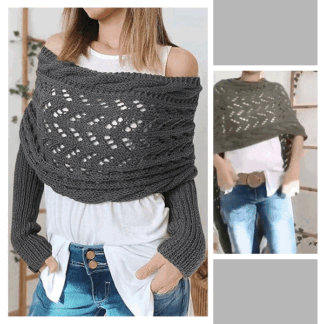 CozyWrap kötött rák sál