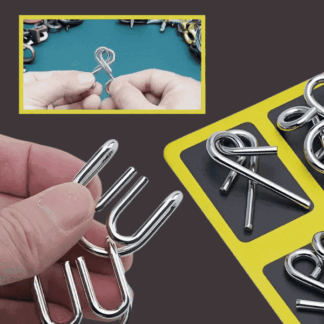 Fém puzzle készlet 8 darab
